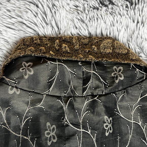 Broadway Vintage Collection NY Floral Embroidered Jacket One Size See Photos - Picture 10 of 12